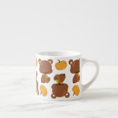 Patroon van Beren, luiers, Herfst, pompoenen Espresso Kop (Rechts)