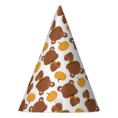 Patroon van Beren, luiers, Herfst, pompoenen Feesthoedjes (Links)