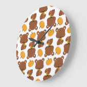 Patroon van Beren, luiers, Herfst, pompoenen Grote Klok (Hoek)