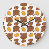 Patroon van Beren, luiers, Herfst, pompoenen Grote Klok (Voorkant)