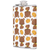 Patroon van Beren, luiers, Herfst, pompoenen Heupfles (Links)