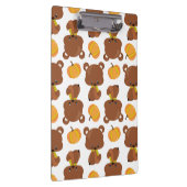 Patroon van Beren, luiers, Herfst, pompoenen Klembord (Rechts)