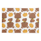 Patroon van Beren, luiers, Herfst, pompoenen Kussensloop (Achterkant)