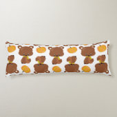 Patroon van Beren, luiers, Herfst, pompoenen Lichaamskussen (Achterkant)