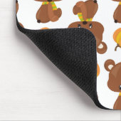 Patroon van Beren, luiers, Herfst, pompoenen Muismat (Hoek)