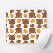 Patroon van Beren, luiers, Herfst, pompoenen Muismat (Met muis)