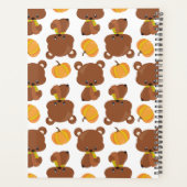 Patroon van Beren, luiers, Herfst, pompoenen Planner (Achterkant)