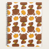 Patroon van Beren, luiers, Herfst, pompoenen Planner (Voorkant)