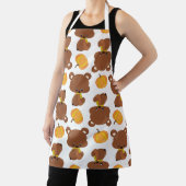 Patroon van Beren, luiers, Herfst, pompoenen Schort (Insitu)