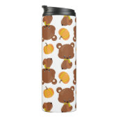 Patroon van Beren, luiers, Herfst, pompoenen Thermosbeker (Geroteerd rechts)