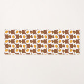 Patroon van Beren, luiers, Herfst, pompoenen Yogamat (Voorkant (horizontaal))