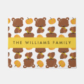 Patroon van Beren, schattige Beren, pompoen, Jouw Deurmat (Voorkant)