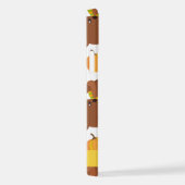 Patroon van Beren, schattige Beren, pompoen, Jouw  iPhone Hoesje (Rechterkant)