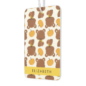 Patroon van Beren, schattige Beren, pompoen, Jouw Luchtverfrisser (Links)