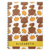 Patroon van Beren, schattige Beren, pompoen, Jouw Notitieboek (Voorkant)
