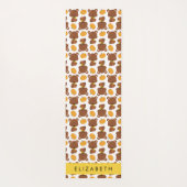 Patroon van Beren, schattige Beren, pompoen, Jouw Yogamat (Achterkant)