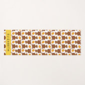 Patroon van Beren, schattige Beren, pompoen, Jouw Yogamat (Voorkant (horizontaal))