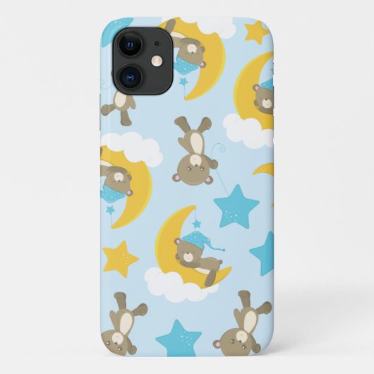 Patroon van Beren, stutten, teddydraden, sterren Case-Mate iPhone Case (Achterkant)