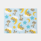 Patroon van Beren, stutten, teddydraden, sterren Deurmat (Voorkant)