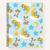 Patroon van Beren, stutten, teddydraden, sterren Notitieboek (Voorkant)