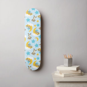 Patroon van Beren, stutten, teddydraden, sterren Persoonlijk Skateboard