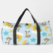 Patroon van Beren, stutten, teddydraden, sterren Plunjezak (Achterkant)