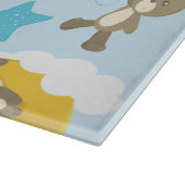 Patroon van Beren, stutten, teddydraden, sterren Snijplank (Hoek)