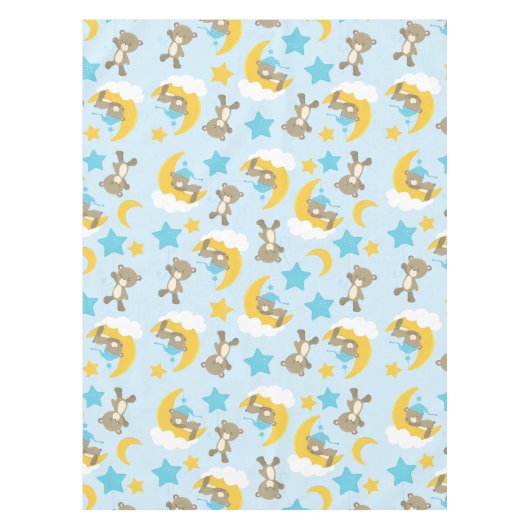 Patroon van Beren, stutten, teddydraden, sterren Tafelkleed (Voorkant)