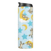 Patroon van Beren, stutten, teddydraden, sterren Thermosbeker (Geroteerd rechts)