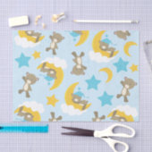 Patroon van Beren, stutten, teddydraden, sterren Tissuepapier (Craft)