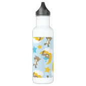 Patroon van Beren, stutten, teddydraden, sterren Waterfles (Links)