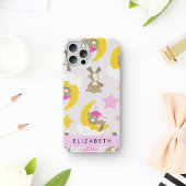 Patroon van Beren, teddyberen, sterren, Jouw naam Case-Mate iPhone Case