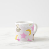 Patroon van Beren, teddyberen, sterren, Jouw naam Espresso Kop (Voorkant rechts)