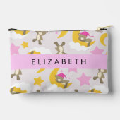 Patroon van Beren, teddyberen, sterren, Jouw naam Etui (Achterkant)