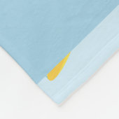 Patroon van Beren, teddyberen, sterren, Jouw naam Fleece Deken (Hoek)