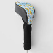 Patroon van Beren, teddyberen, sterren, Jouw naam Golfheadcover (Schuin)