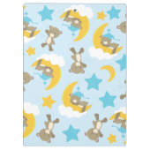 Patroon van Beren, teddyberen, sterren, Jouw naam Klembord (Achterkant)