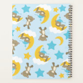 Patroon van Beren, teddyberen, sterren, Jouw naam Planner (Achterkant)