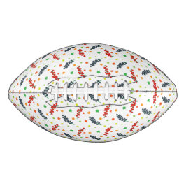 Patroon van bessen, rode bes, blauwe bes, fruit american football