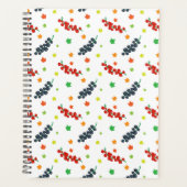 Patroon van bessen, rode bes, blauwe bes, fruit planner (Voorkant)
