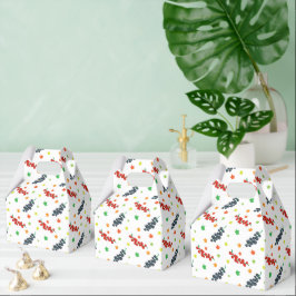 Patroon van bessen, rode bes, bosbes, fruit bedankdoosjes