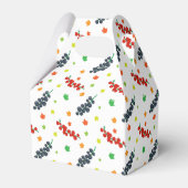 Patroon van bessen, rode bes, bosbes, fruit bedankdoosjes (Achterkant)