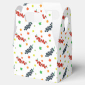 Patroon van bessen, rode bes, bosbes, fruit bedankdoosjes (Geopend)