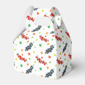 Patroon van bessen, rode bes, bosbes, fruit bedankdoosjes (Voorkant Zijde)