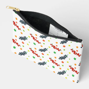 Patroon van bessen, rode bes, bosbes, fruit etui