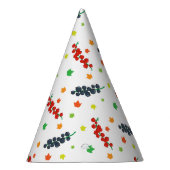 Patroon van bessen, rode bes, bosbes, fruit feesthoedjes (Rechts)