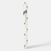 Patroon van bessen, rode bes, bosbes, fruit iPhone hoesje (Linkerkant)