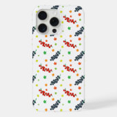 Patroon van bessen, rode bes, bosbes, fruit iPhone hoesje (Achterkant)
