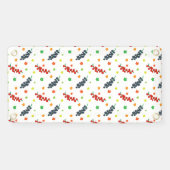 Patroon van bessen, rode bes, bosbes, fruit spandoek (Horizontaal)