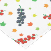 Patroon van bessen, rode bes, bosbes, fruit tafelkleed (Gekanteld)